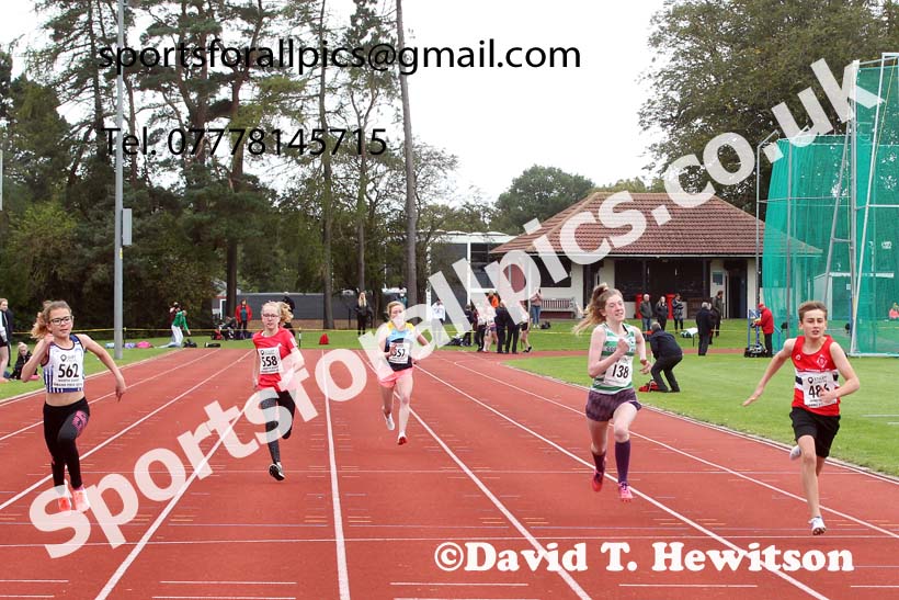 100 metres, NECAA Open Meeting, Morpeth, Sunday, September 27th. David T. Hewitson/Sports for All Pics